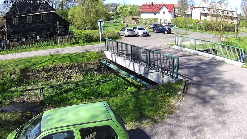 Aktuální stav hladiny potoka Bystrá