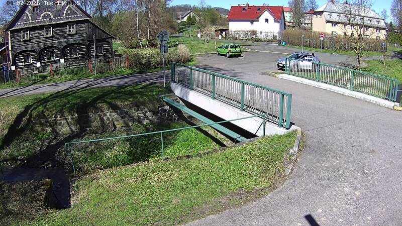 Aktuální stav hladiny potoka Bystrá