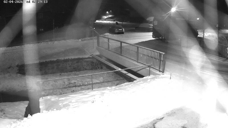 Aktuální stav hladiny potoka Bystrá