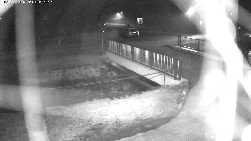 Aktuální stav hladiny potoka Bystrá