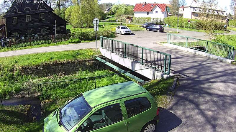 Aktuální stav hladiny potoka Bystrá