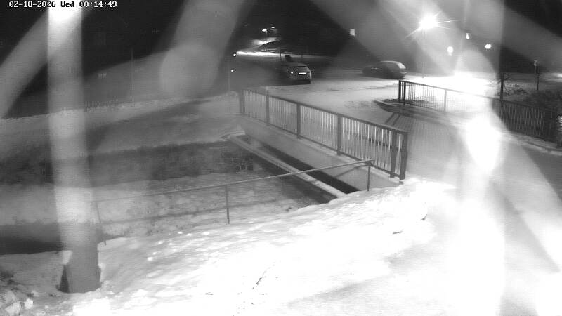 Aktuální stav hladiny potoka Bystrá