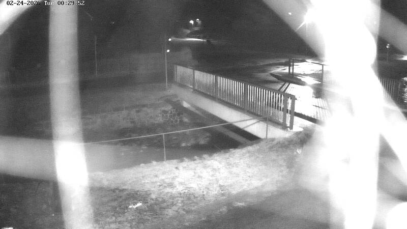 Aktuální stav hladiny potoka Bystrá