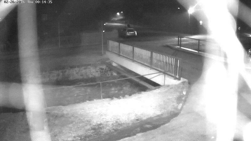 Aktuální stav hladiny potoka Bystrá