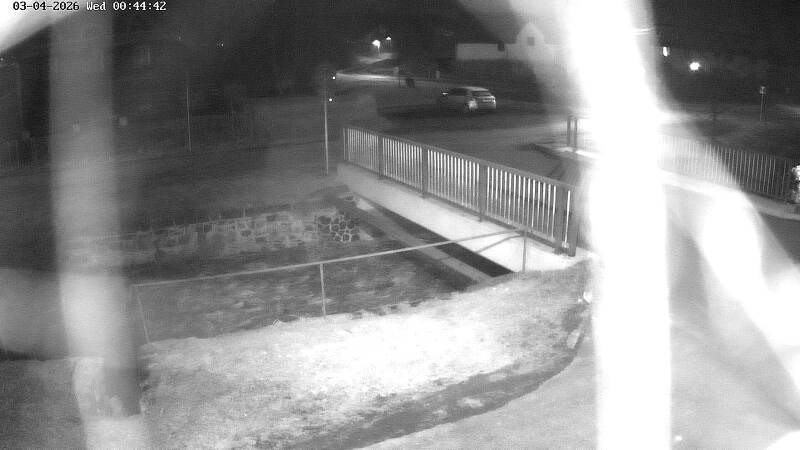 Aktuální stav hladiny potoka Bystrá