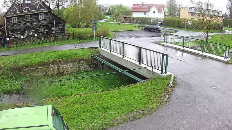 Aktuální stav hladiny potoka Bystrá