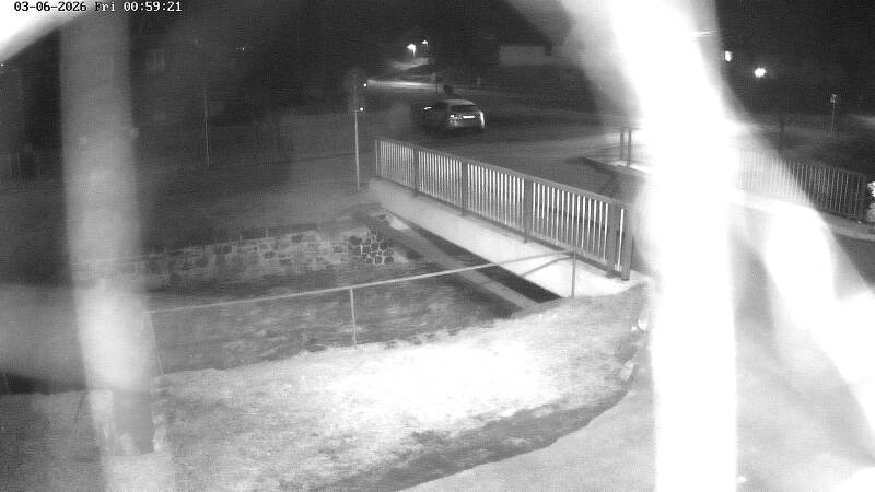 Aktuální stav hladiny potoka Bystrá