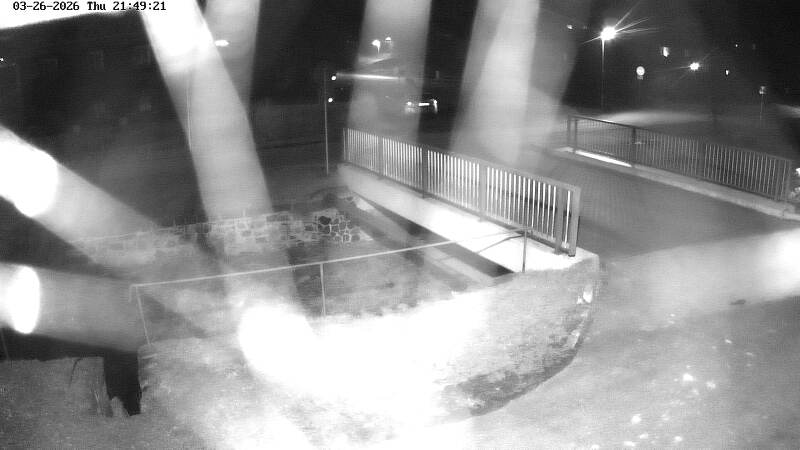 Aktuální stav hladiny potoka Bystrá