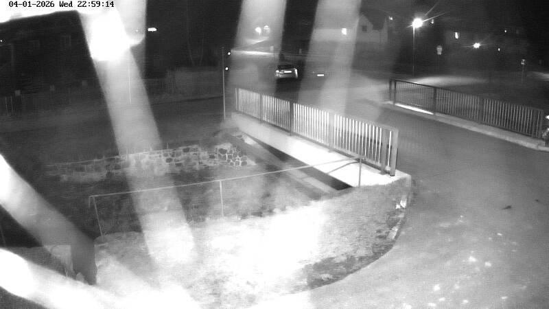 Aktuální stav hladiny potoka Bystrá