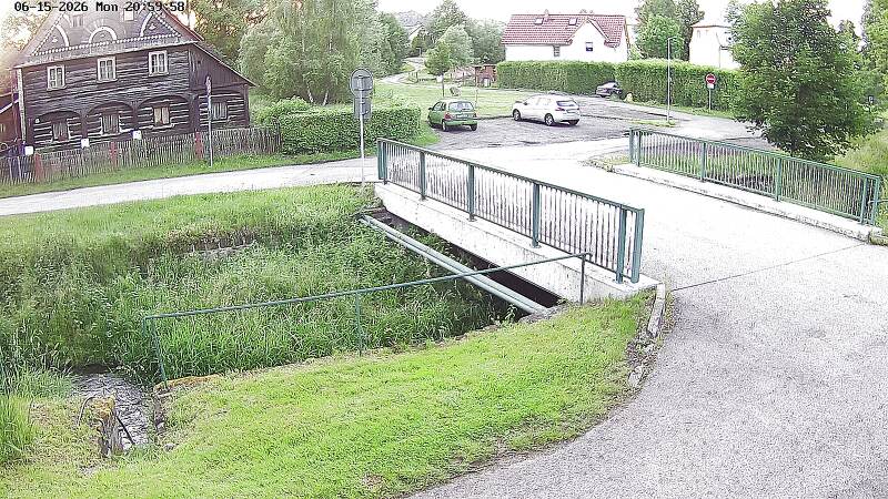 Aktuální stav hladiny potoka Bystrá
