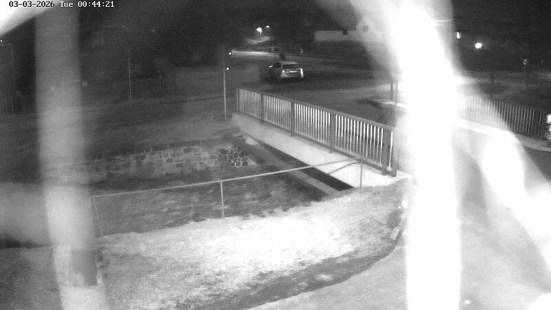 Aktuální stav hladiny potoka Bystrá