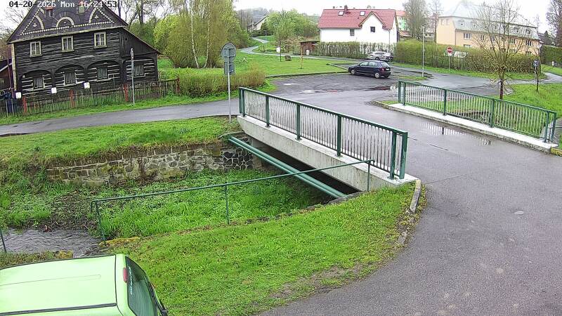 Aktuální stav hladiny potoka Bystrá