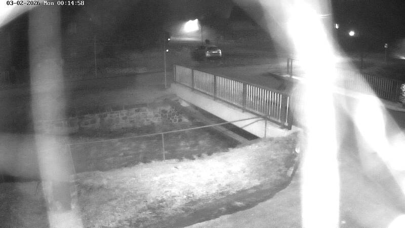 Aktuální stav hladiny potoka Bystrá