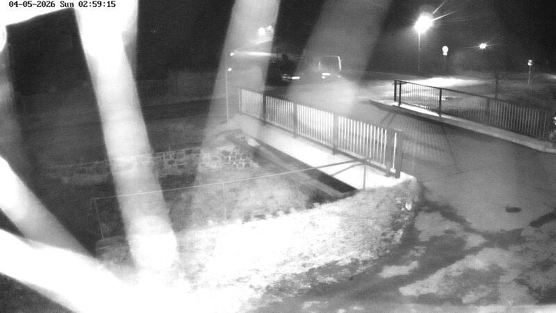 Aktuální stav hladiny potoka Bystrá