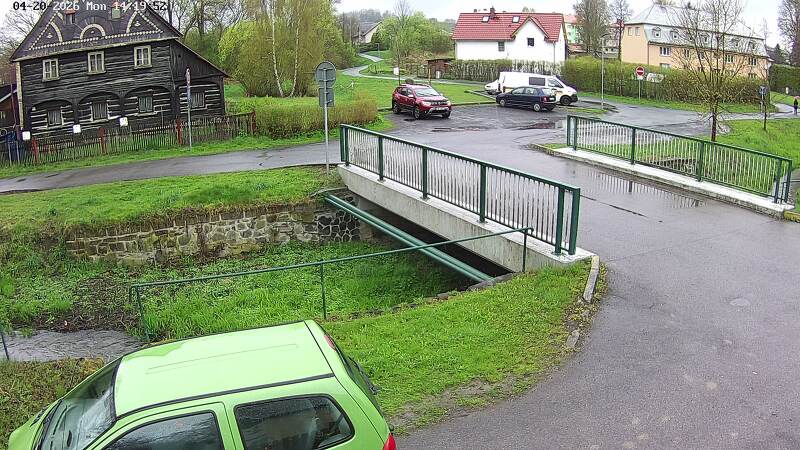 Aktuální stav hladiny potoka Bystrá