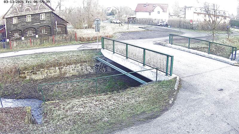 Aktuální stav hladiny potoka Bystrá