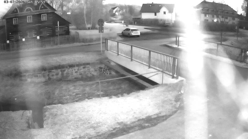 Aktuální stav hladiny potoka Bystrá